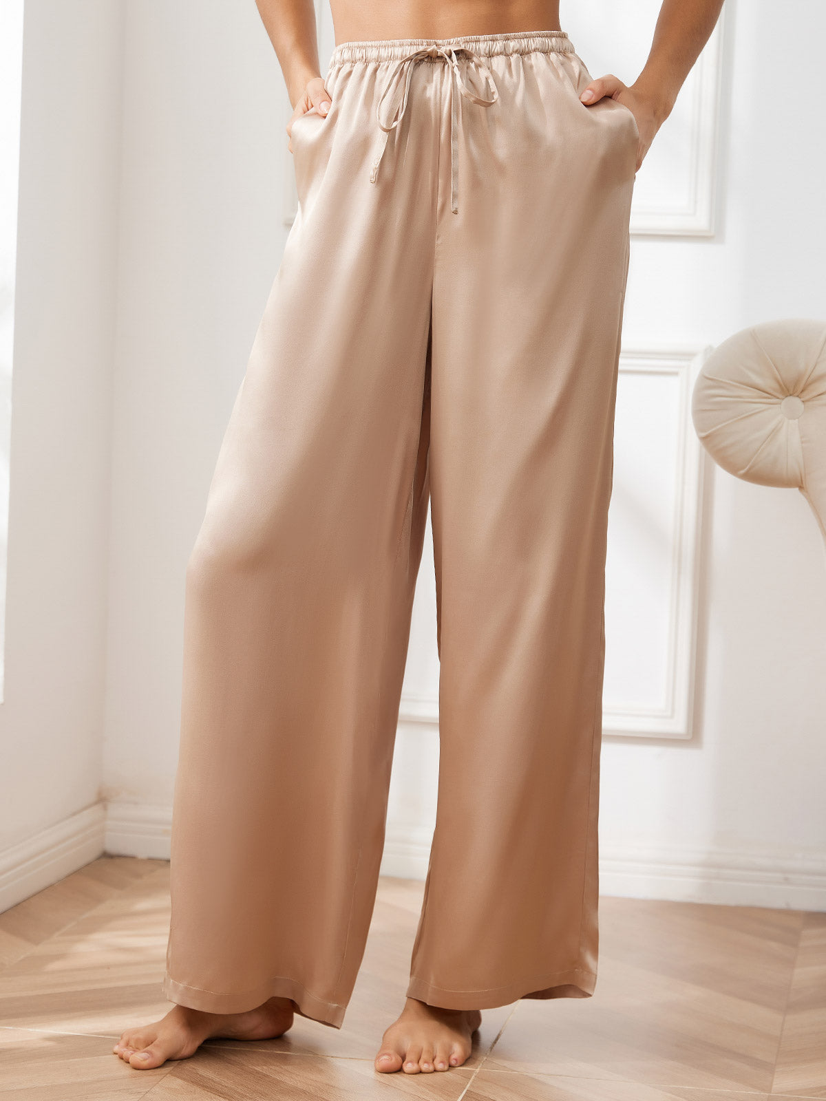 [Champagne] SilkSilky-DK Womens Pants 003