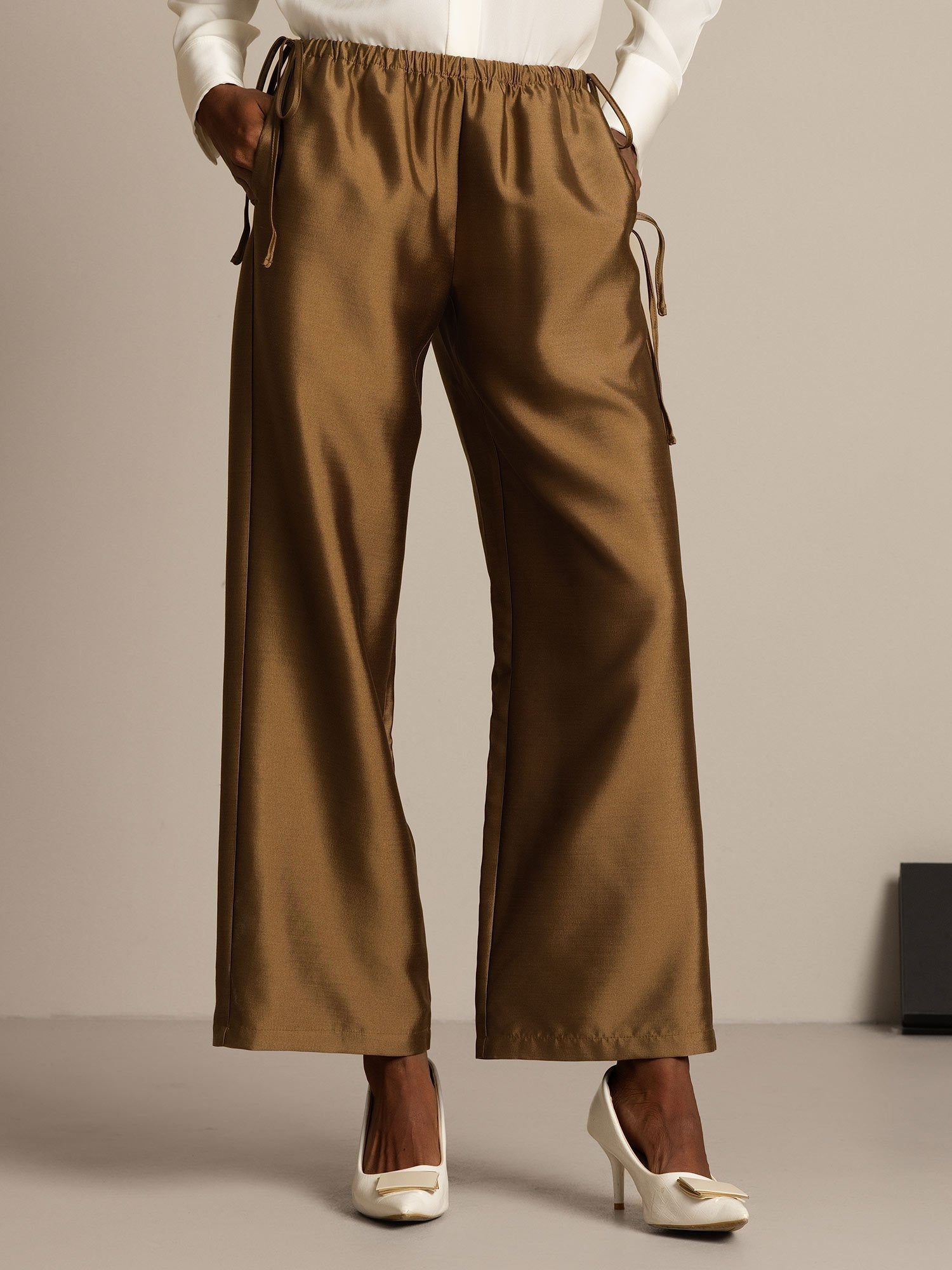 [Bronze] SilkSilky-DK 32Momme Silke Womens Pants 001,