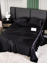 [Sort] SilkSilky-DK 25Momme Sengesæt 004