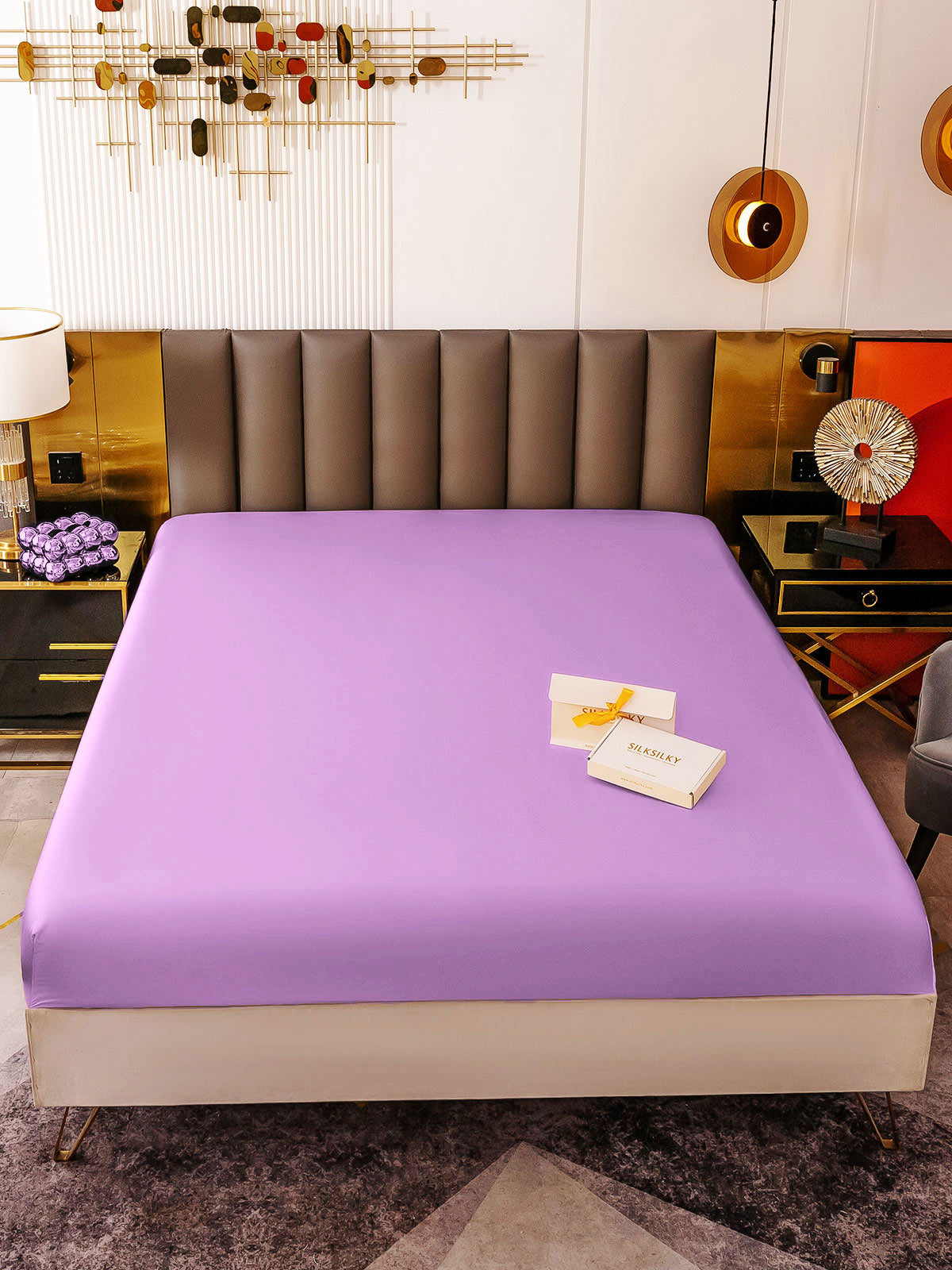 [Lavendel] SilkSilky-DK 19Momme Sheet 002