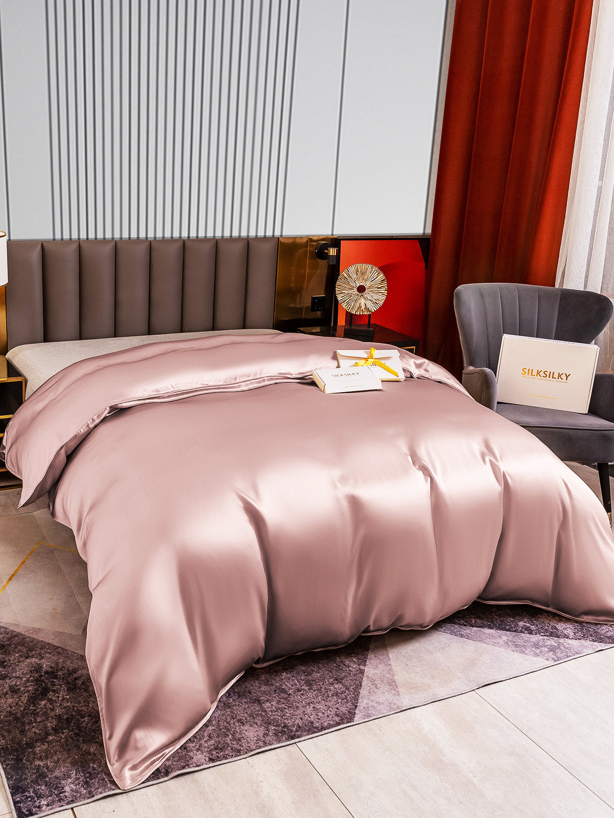 [Bleg Mauve] SilkSilky-DK 22Momme Duvet Cover 003