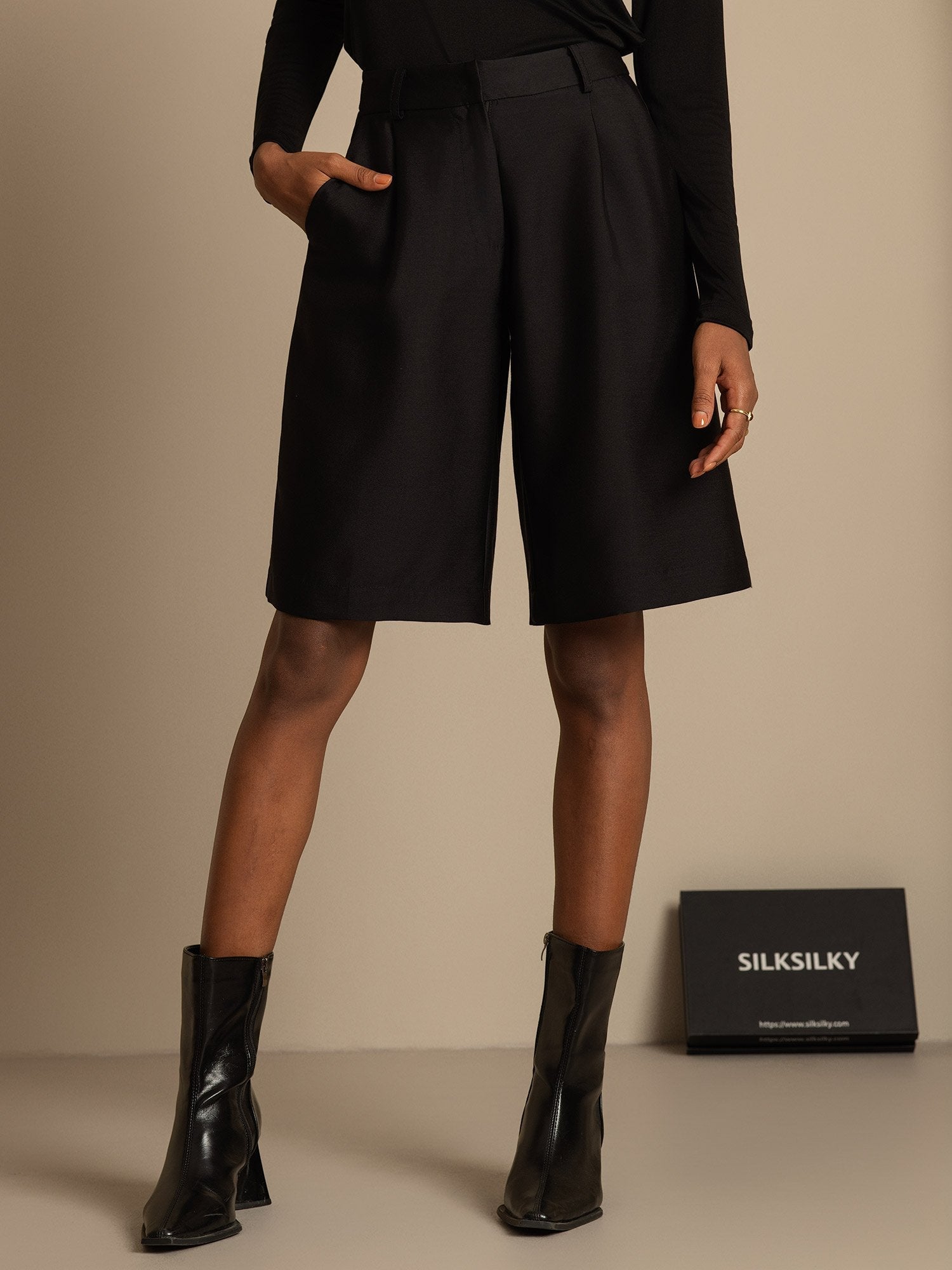 [Sort] SilkSilky-DK 32Momme Silke Womens Shorts 003,