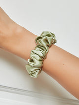 [Mintgrøn] SilkSilky-DK Scrunchie 001