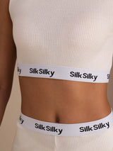 [Hvid] SilkSilky-DK Sleeveless Crew Neck Women's Outfit Sets 005