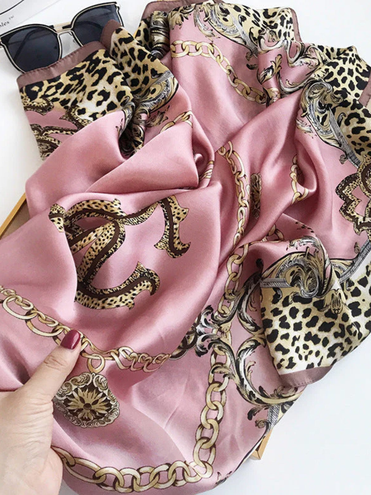 [P014] SilkSilky-DK Scarf 003,