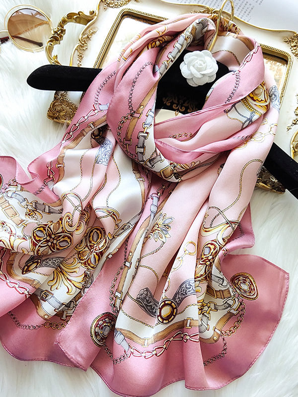 [P019] SilkSilky-DK Scarf 001,