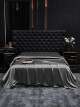 [Mørkegrå] SilkSilky-DK 19Momme Duvet Covers 002
