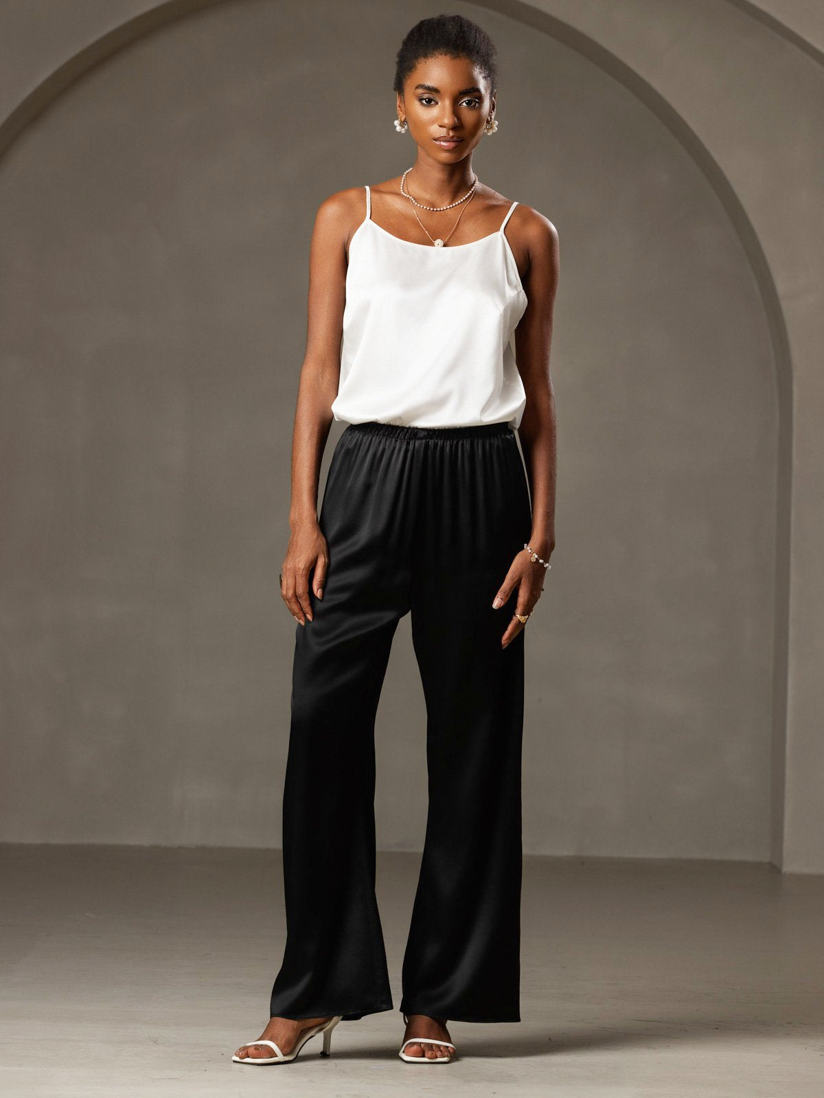 [Sort] SilkSilky-DK 19Momme Silke Womens Pants 005
