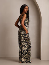 [Leopard] SilkSilky-DK Camisole Set 002,