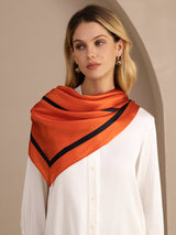 [Orange Firkant] SilkSilky-DK Scarf 004