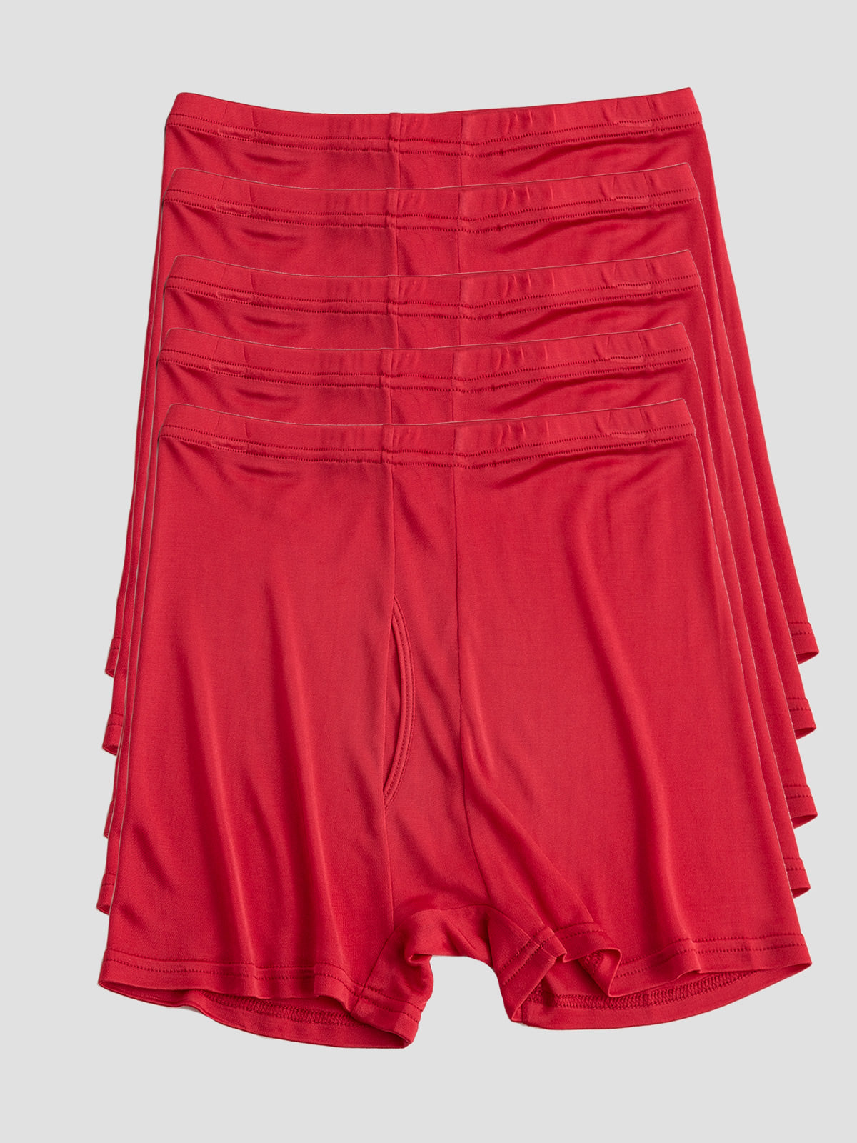 [Rød] SilkSilky-DK Mens Underwear 002