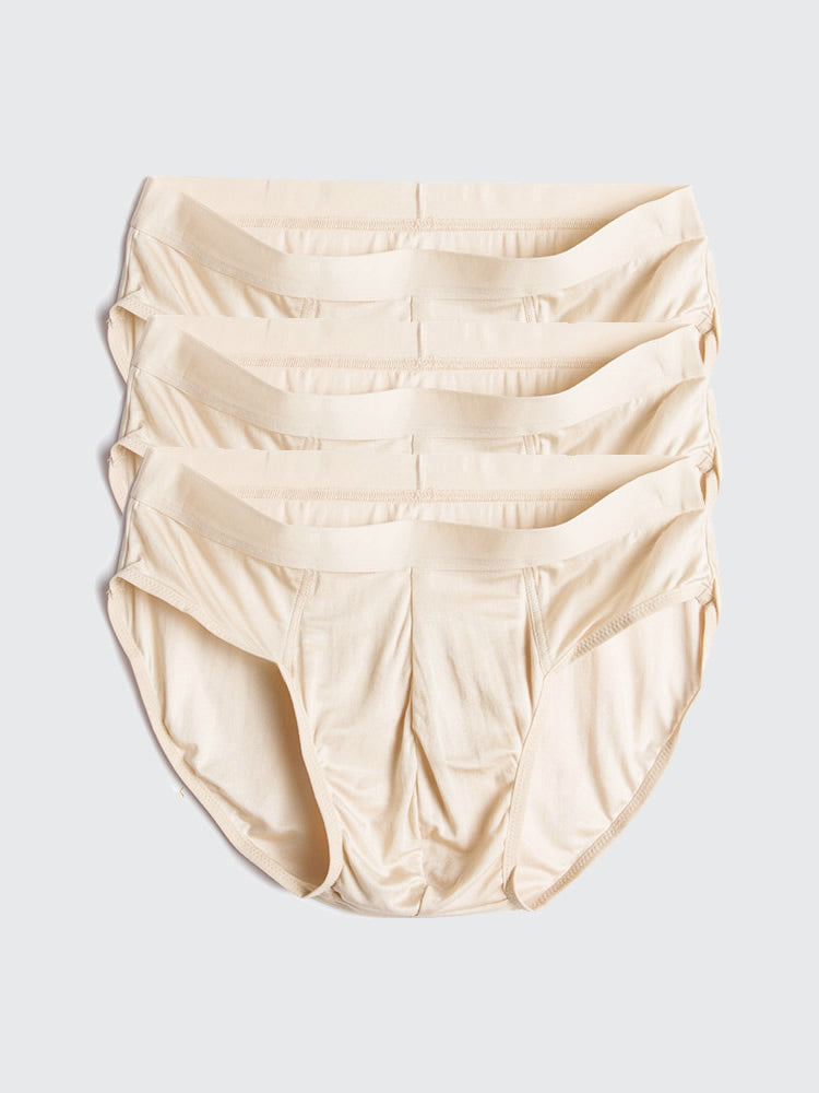 [Beige] SilkSilky-DK Mens Underwear 004