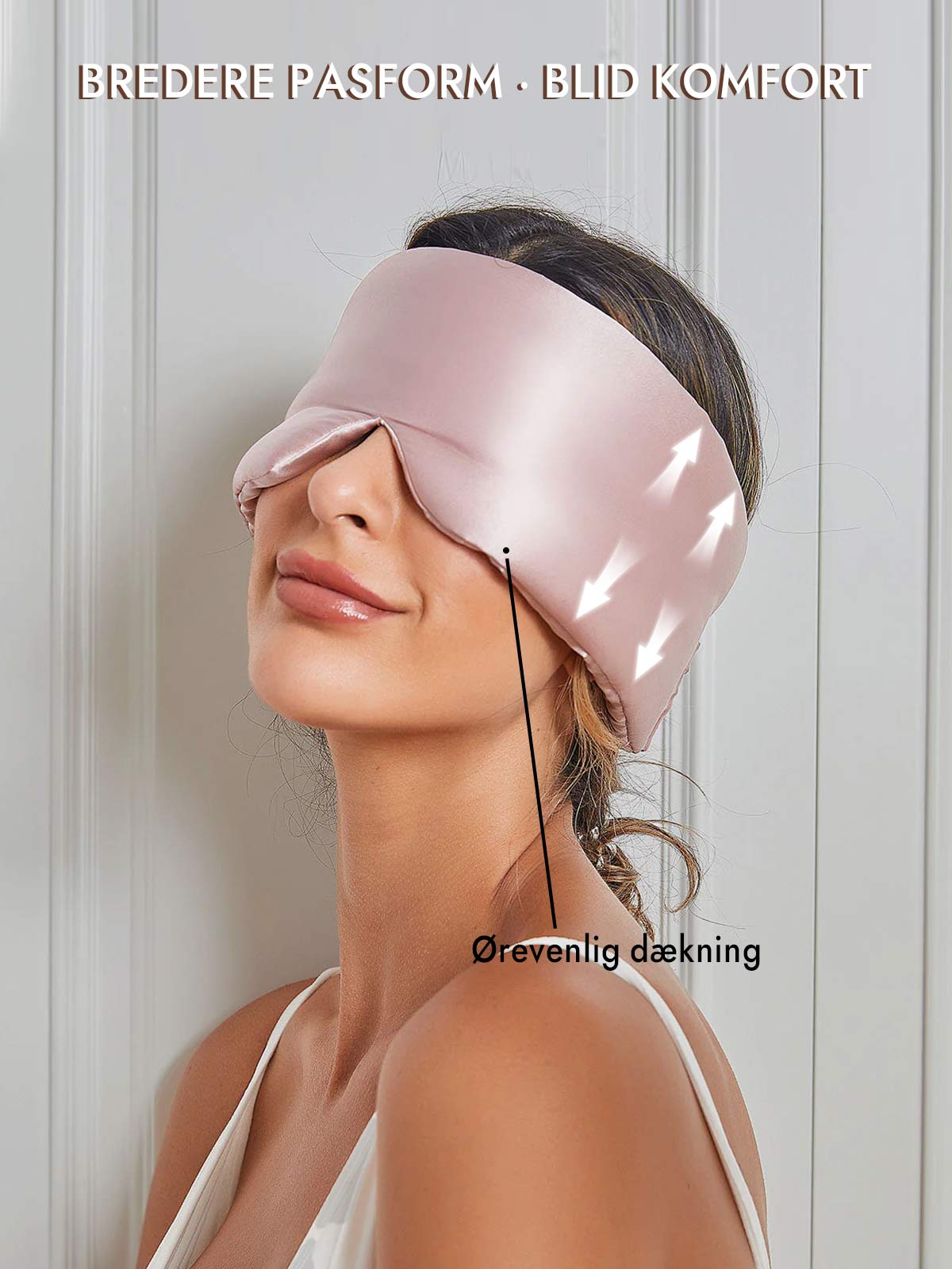 [Lys Pink] SilkSilky-DK Øjenmaske 005