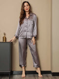 SilkSilky-DK Revers Dame Pyjamas Grå 005