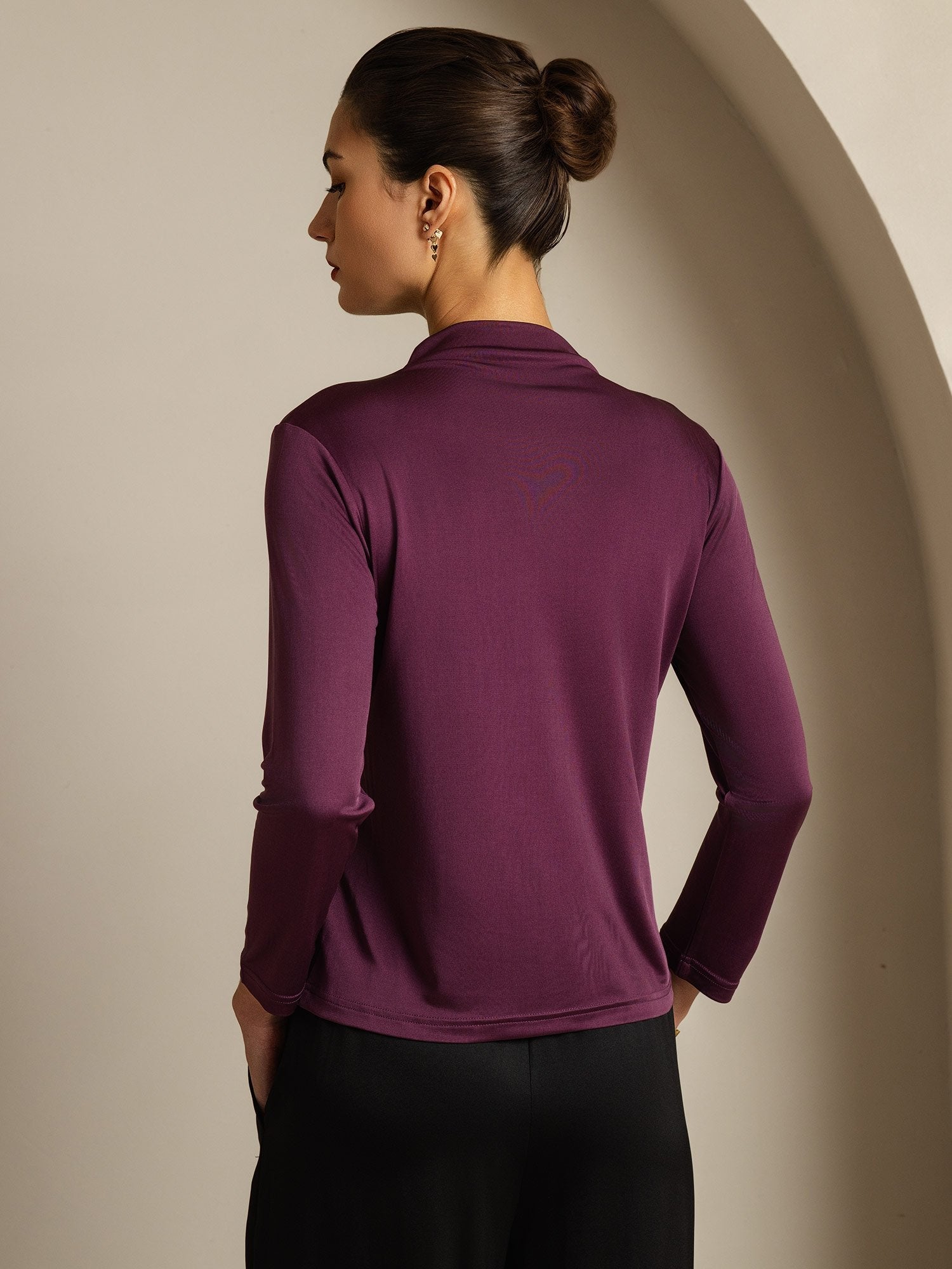 [Lilla] SilkSilky-DK Silke Womens T-Shirt 002