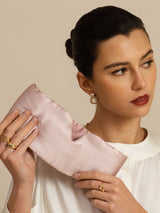 [BlegMauve+LysPink] SilkSilky-DK Øjenmaske 005