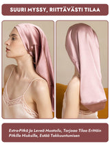 [Bleg Mauve] SilkSilky-DK Sovehætte 003