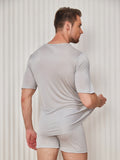 SilkSilky-DK Mens T-Shirt Lysegrå 002