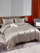 [Grå] SilkSilky-DK 22Momme Bedding Set 003,