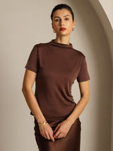 [Kaffe] SilkSilky-DK Short Sleeve T-shirt til kvinder 008