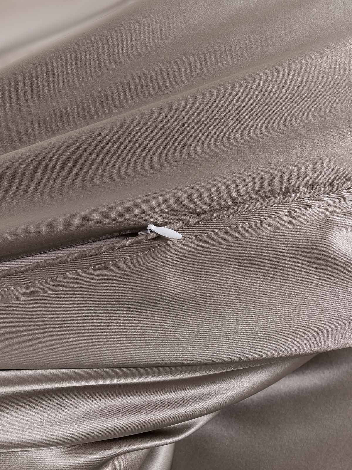 [Grå] SilkSilky-DK 19Momme Bedding Set 006