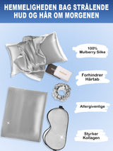 [Sølv] SilkSilky-DK 19Momme Pure Silk Pillowcase Set 002
