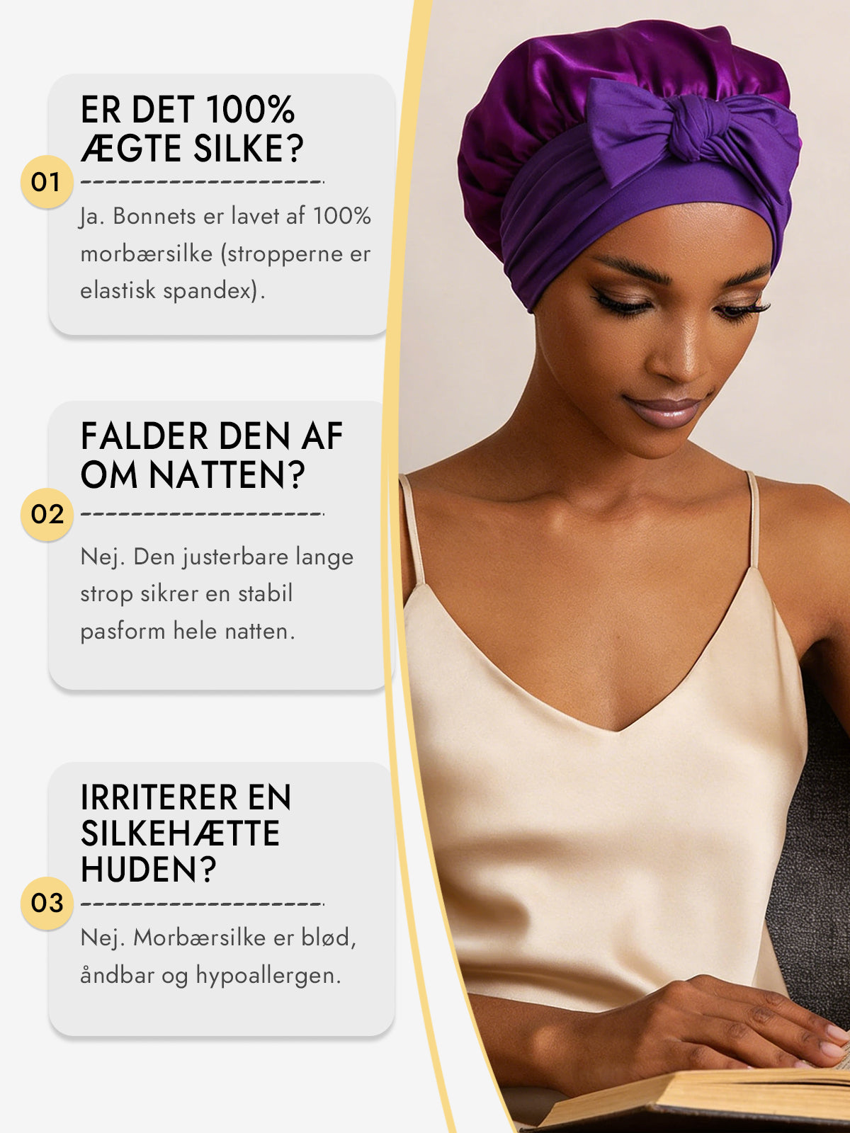 [Lilla] SilkSilky-DK Silke Sleep Cap 006