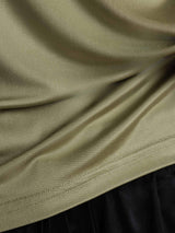 [Tørret Urte] SilkSilky-DK Short Sleeve T-shirt til kvinder 005