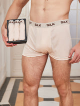 [Beige] SilkSilky-DK Herreundertøj 001