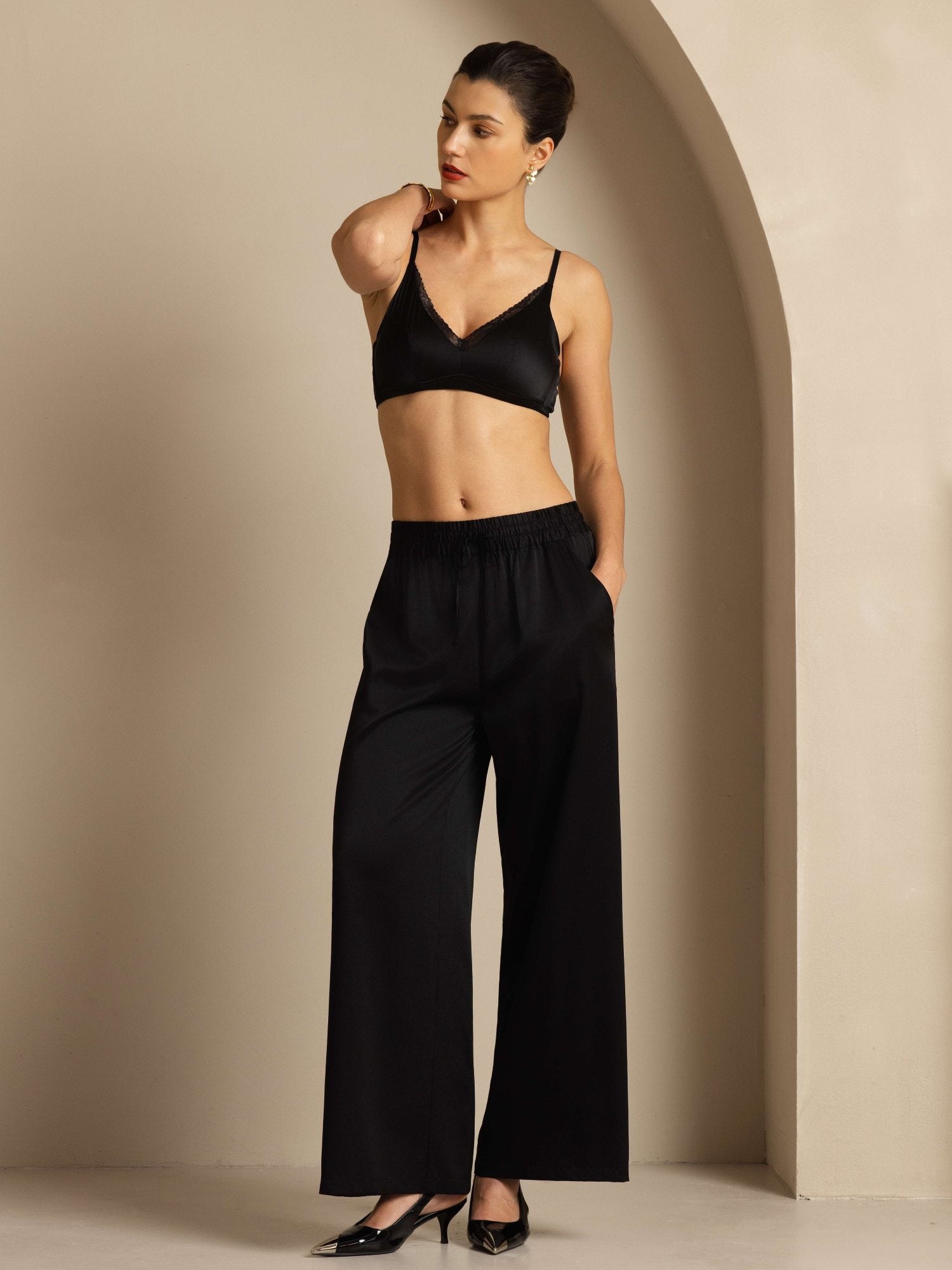[Sort] SilkSilky-DK 19Momme Womens Pants 001