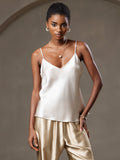 SilkSilky-DK-Pure-Silk-Sleeveless-V-Neck-Camisole-Top-Beige-001