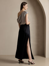 [Sort] SilkSilky-DK 19Momme Silke Split Damebukser 002