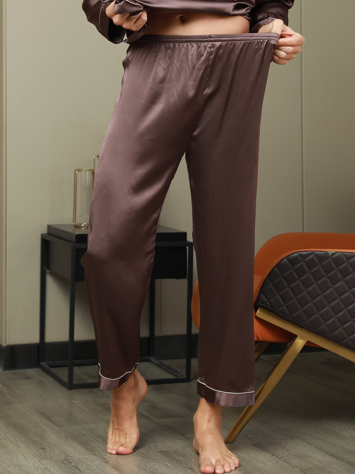 [Kaffe] SilkSilky-DK Mens Sleep Bottoms 004