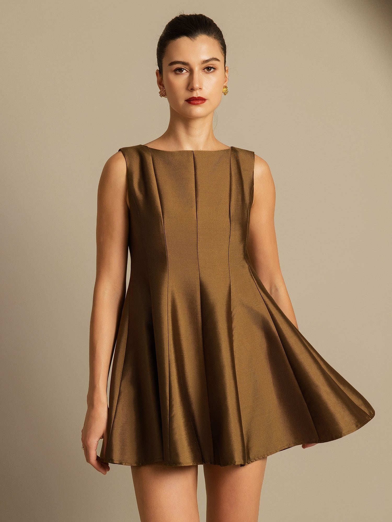 [Bronze] SilkSilky-DK 32Momme Silke Dress 006,