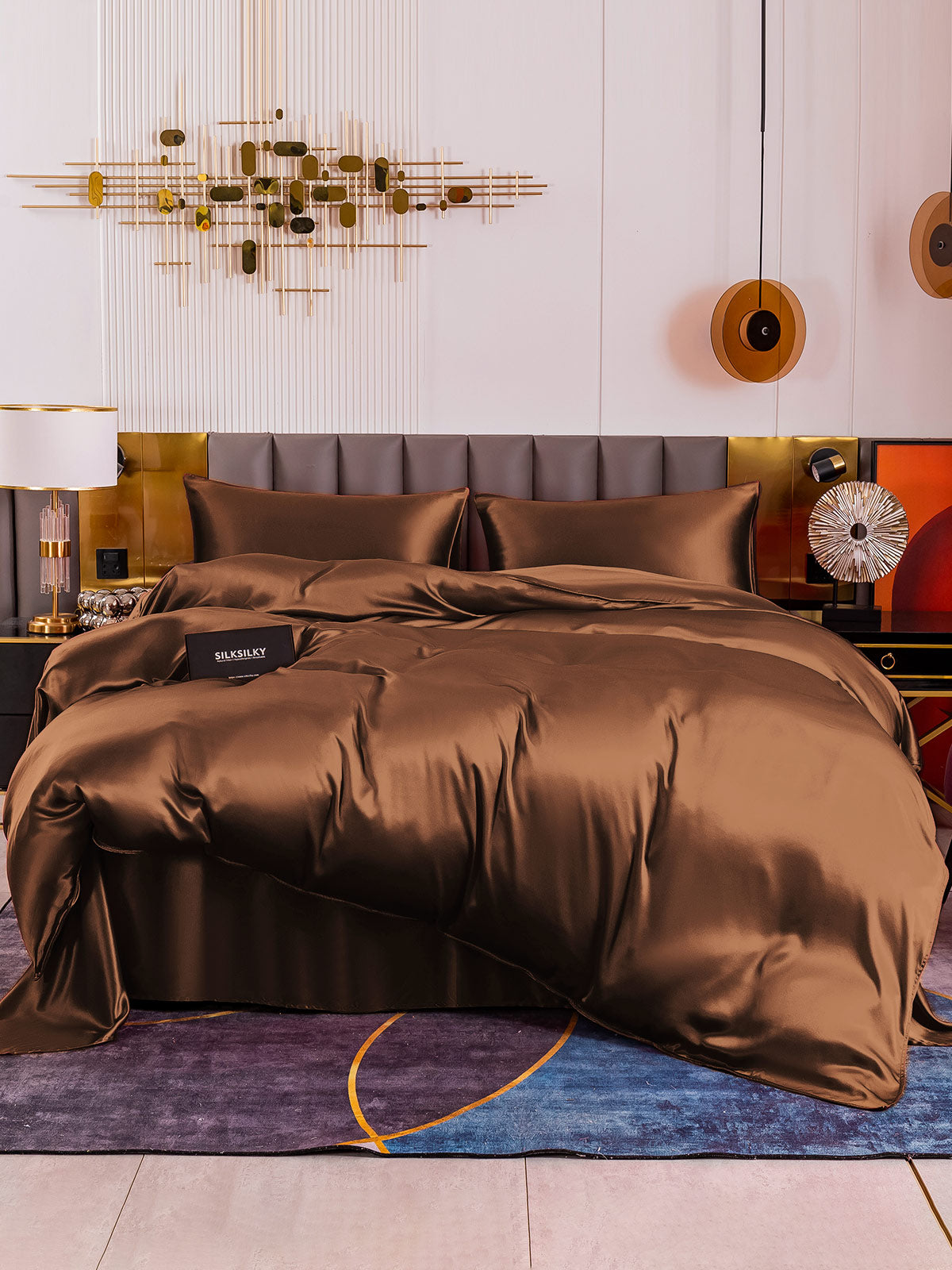 [Kaffe] SilkSilky-DK 19Momme Bedding Set 001