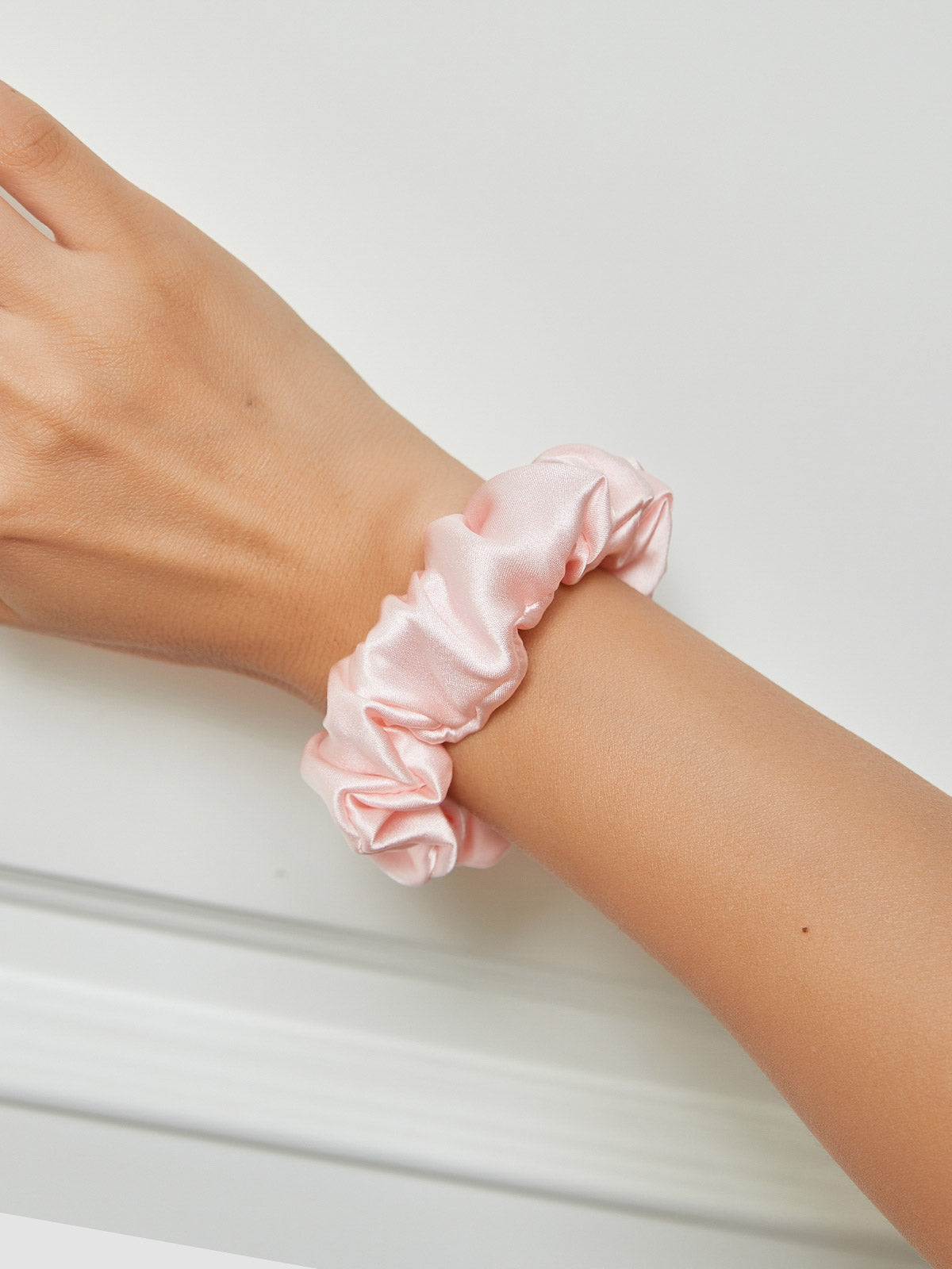 [Lys Pink] SilkSilky-DK 19Momme Scrunchie 001