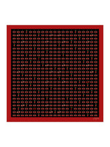 [Sort Kirsebær] SilkSilky-DK Halstørklæde 001