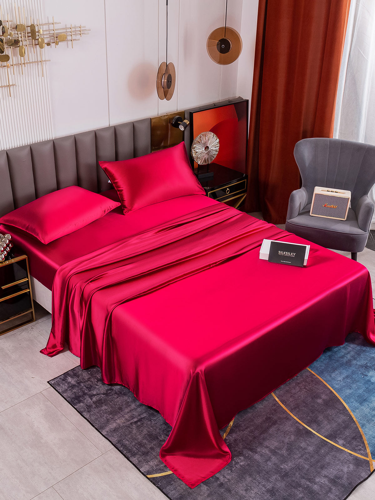[Vin] SilkSilky-DK 19Momme Bedding Set 001