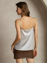 [Sølv] SilkSilky-DK Spaghetti Strap Camisole Top 002