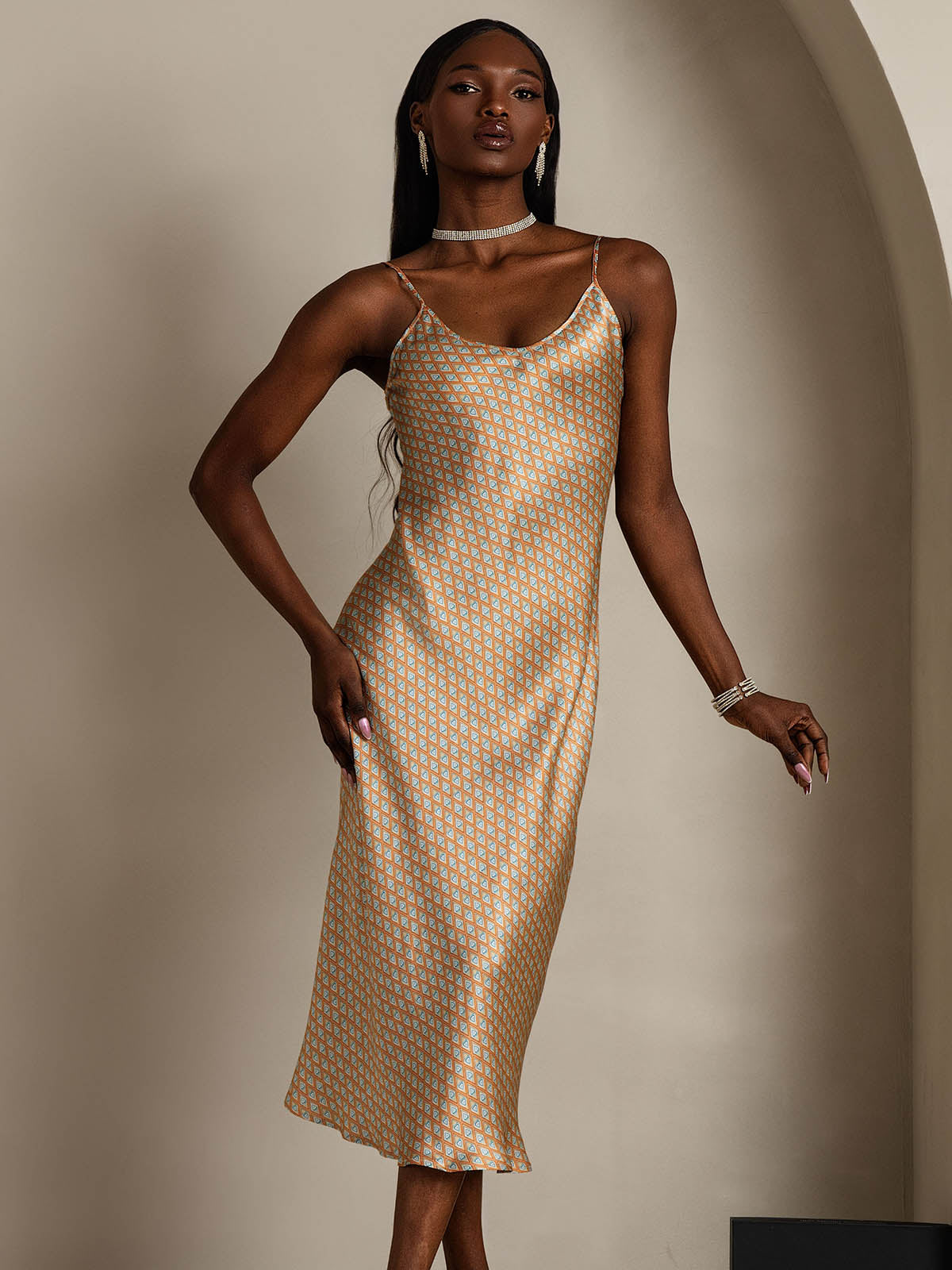 [Blomster] SilkSilky-DK Dress 005