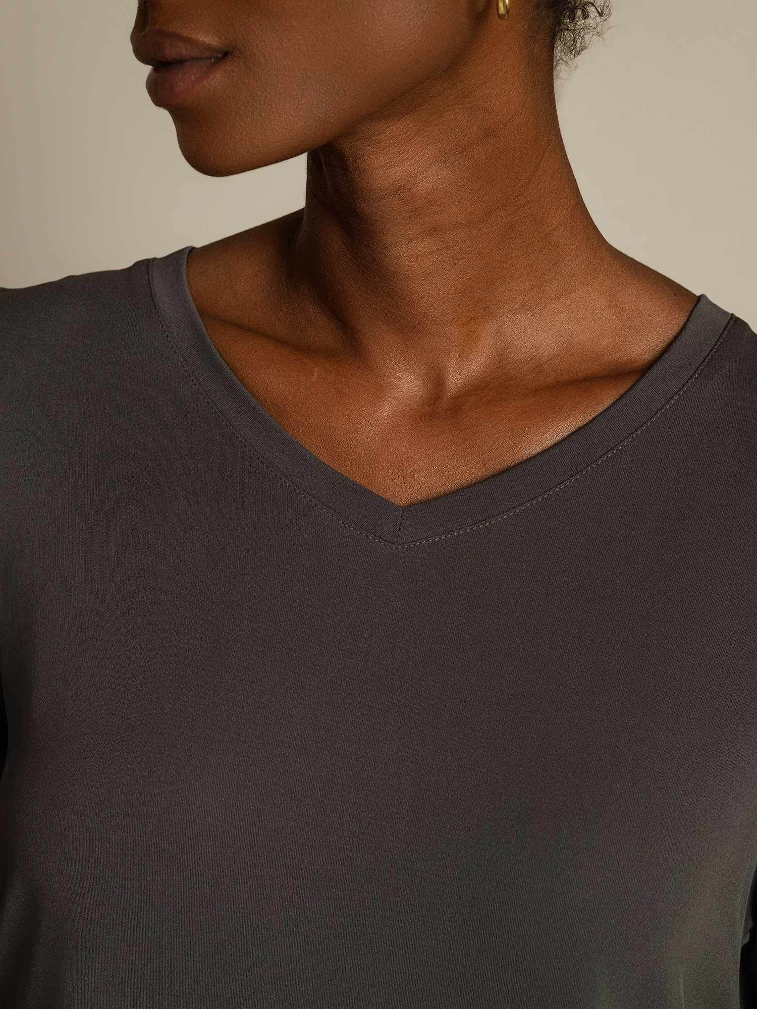 [Grå] SilkSilky-DK Silke Womens T-Shirt 004