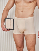 [Beige] SilkSilky-DK Herreundertøj 001