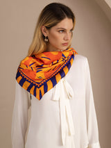 [Orange Hund] SilkSilky-DK Scarf 003