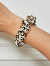 [Leopard] SilkSilky-DK Scrunchie 001