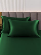 [Mørkegrøn] SilkSilky-DK 22Momme Pillowcase 001