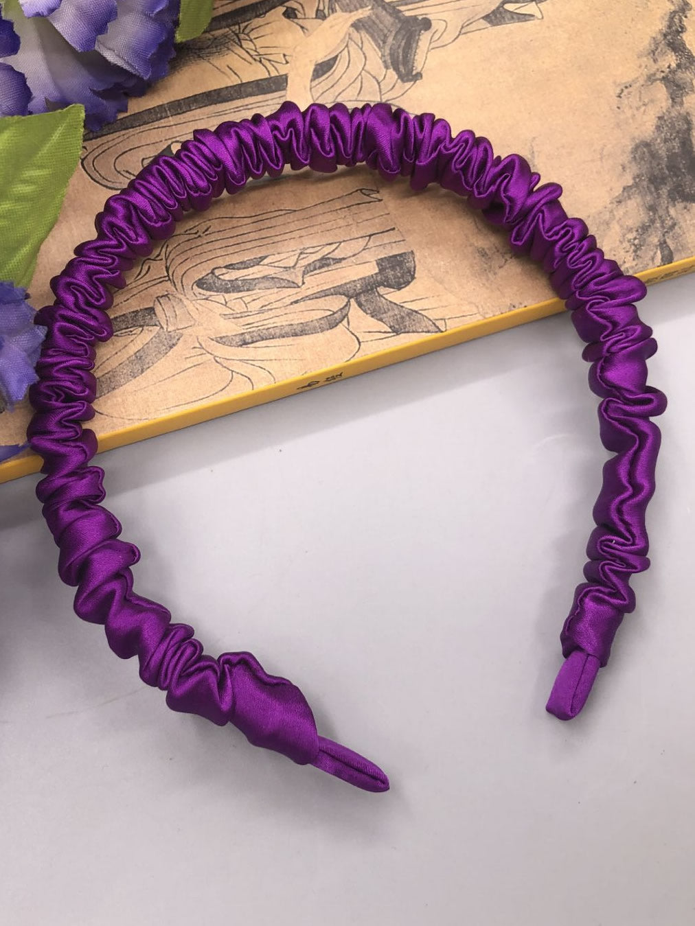 [Lilla] SilkSilky-DK 19Momme Pure Silk Scrunchie 003