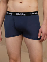 [Mørkeblå] SilkSilky-DK Mens Underwear 003