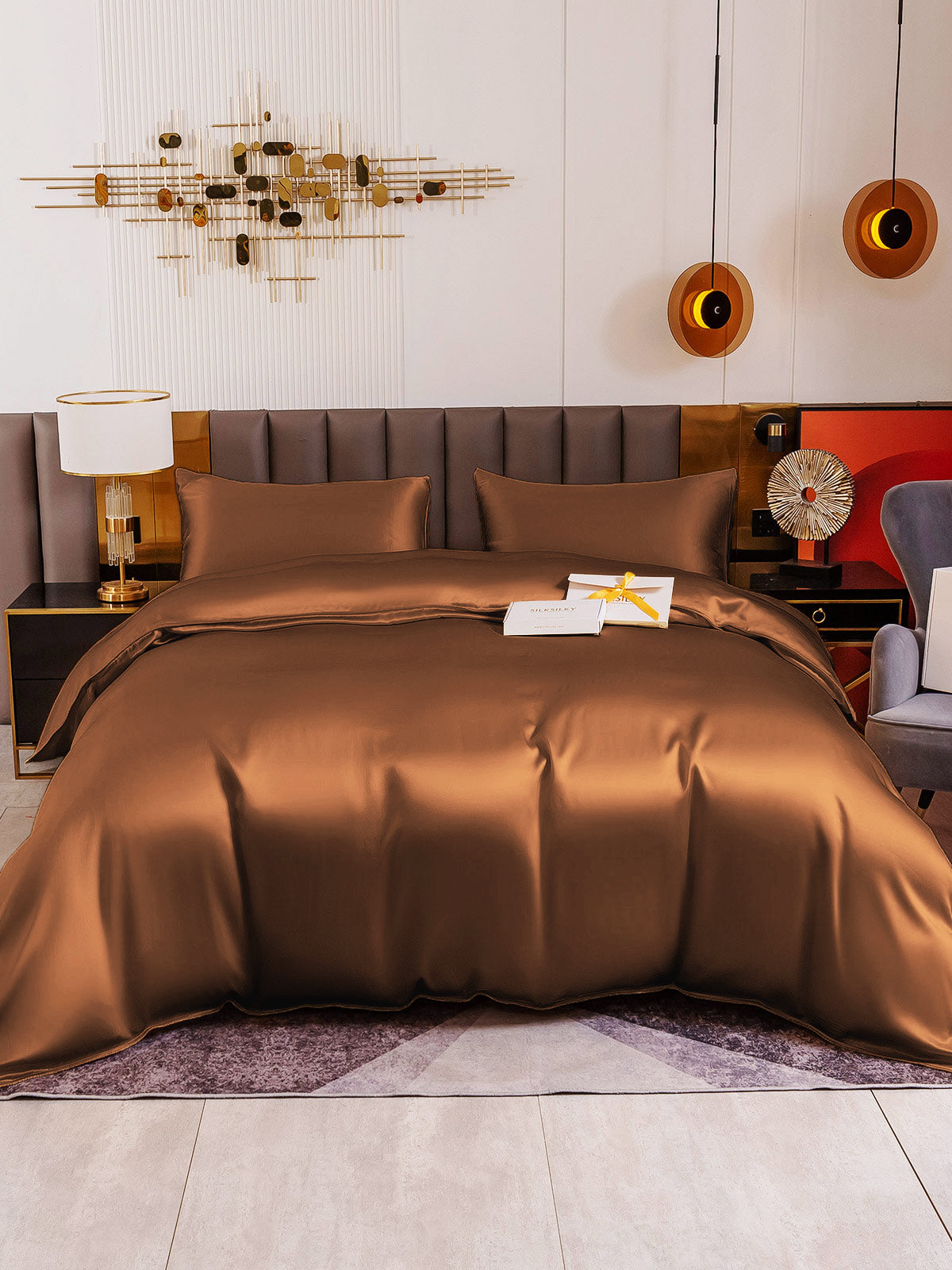 [Kaffe] SilkSilky-DK 19Momme Bedding Set 006
