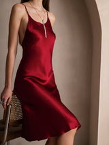 [Vin] SilkSilky-DK Sleeveless Kjole 003