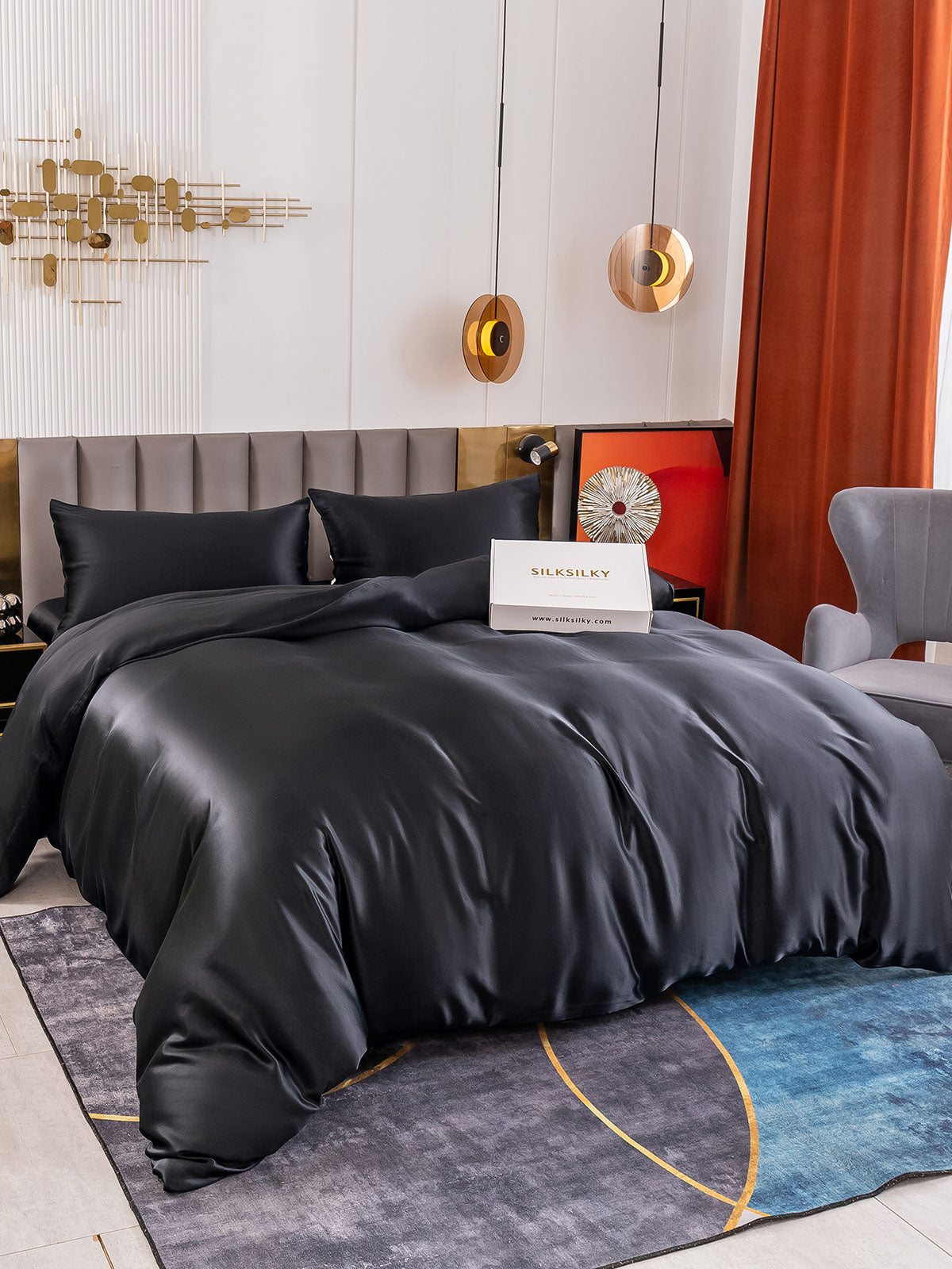 [Sort] SilkSilky-DK 19Momme Bedding Set 003